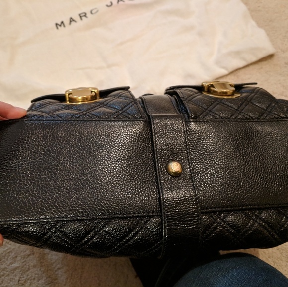 MARC JACOBS BLACK LEATHER HANDBAG!!! EXCELLENT!! - Picture 4 of 8
